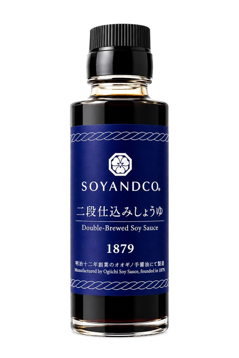 二段仕込みこいくちしょうゆの瓶